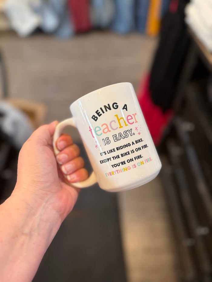 Being a Teacher is Easy Teacher Mug