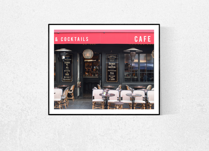 Parisian Café on Rue Cler - Every Day Paris