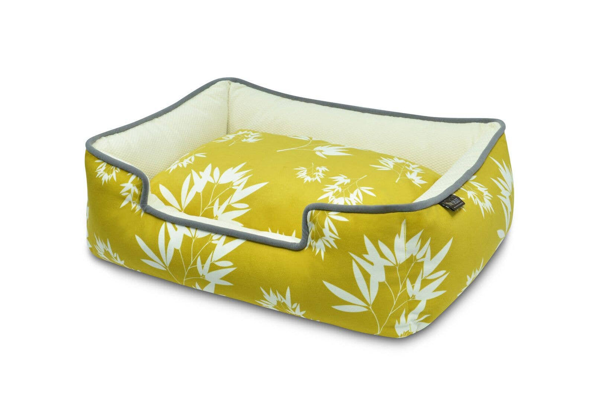 P.L.A.Y. Pet Lifestyle and You - Bamboo Lounge Bed - Mustard Yellow (Medium)