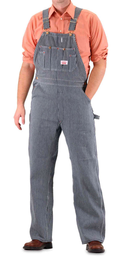 2-Pack Men’s Vintage Stripe Bib Overall by ROUND HOUSE® Made in America 45