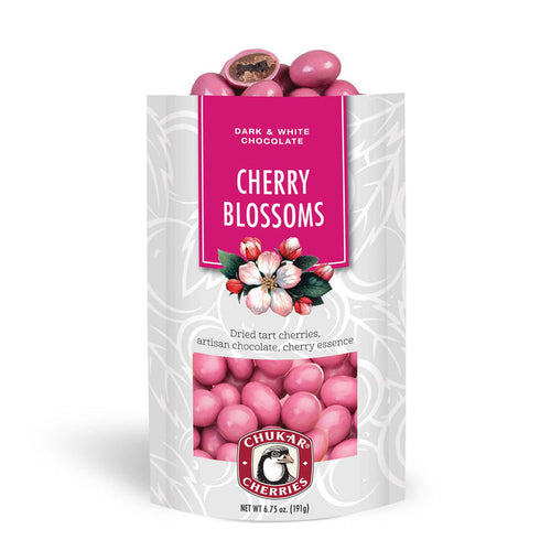 2-Pack of 6.75 oz Cherry Blossom Bag - Dark and White Chocolate Made in USA