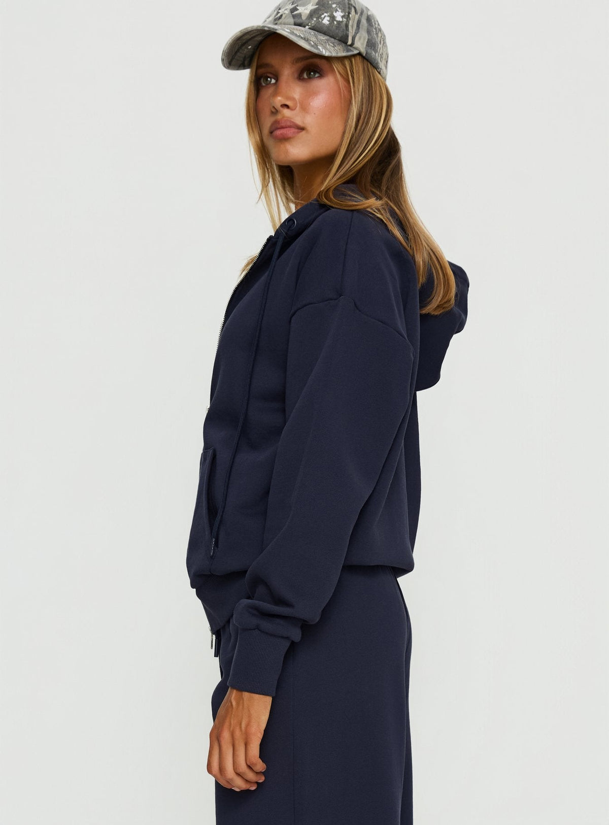 All Day Oversized Hoodie Navy