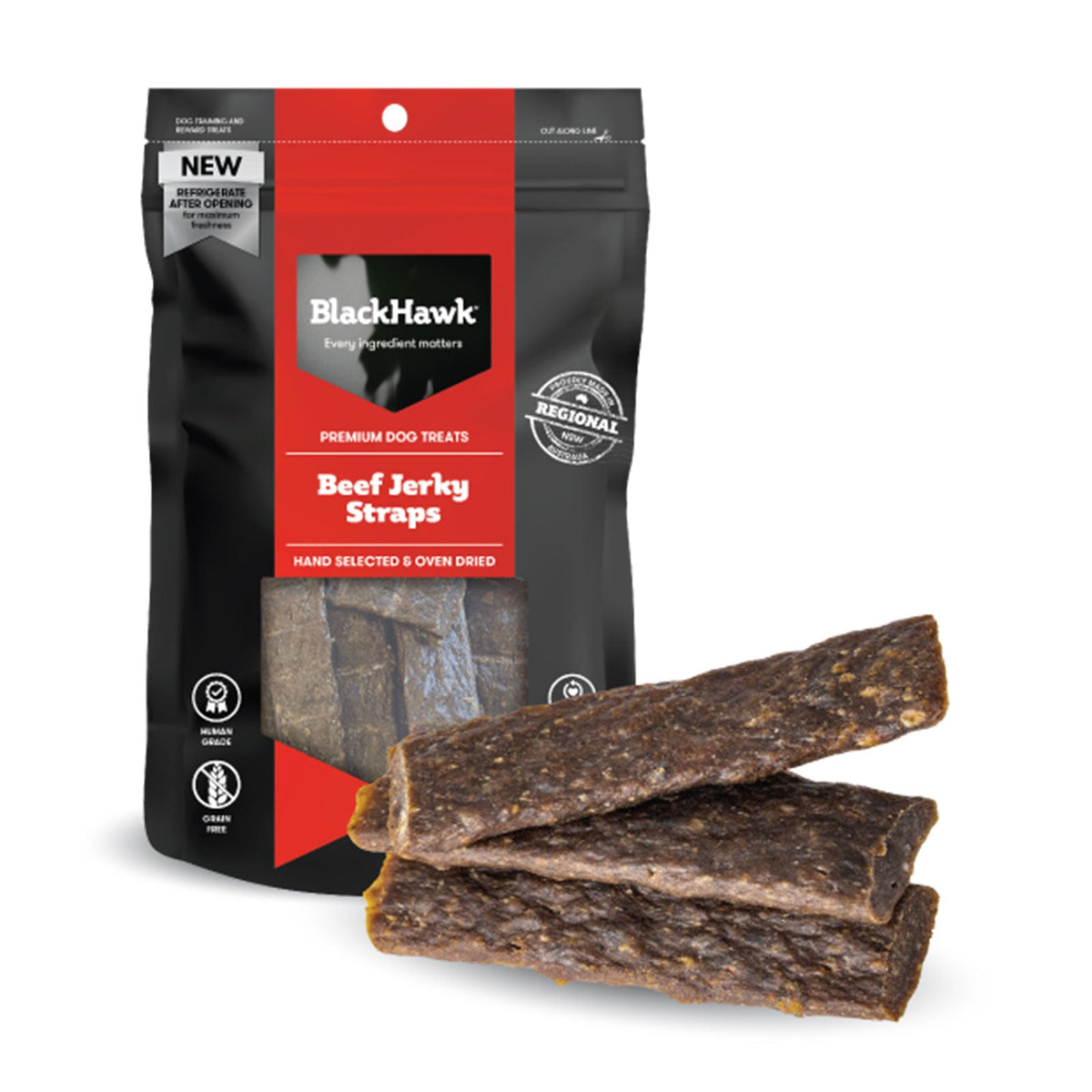 Black Hawk - Dog Beef Jerky Sticks