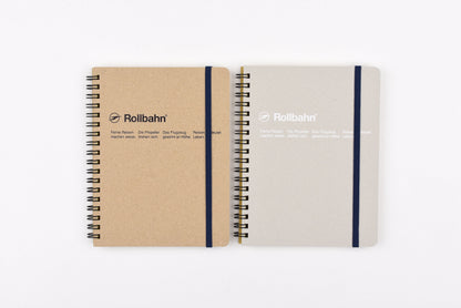 Delfonics Rollbahn Spiral Notebook - Pocket Memo Large - Kraft - Special Edition