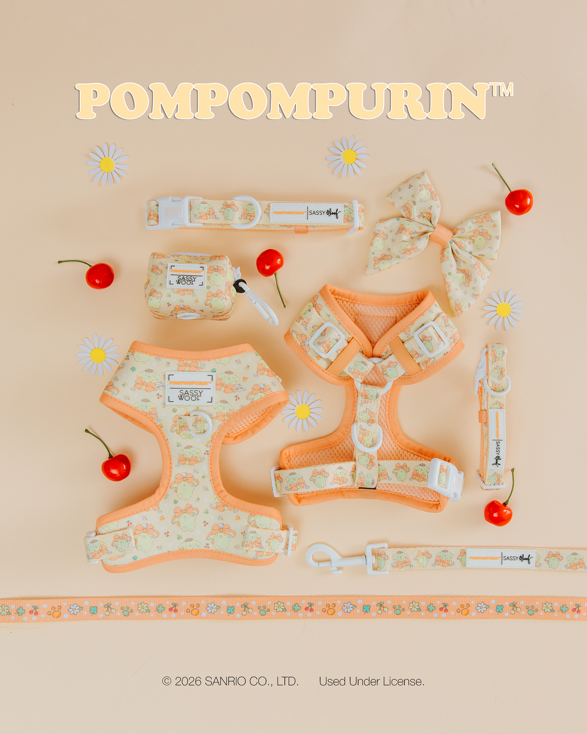 Dog Adjustable Harness - Pompompurin™