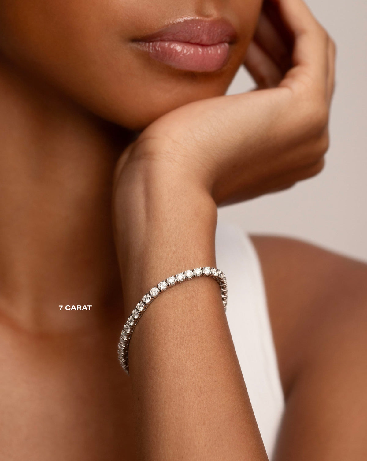 Classic Lab Diamond Tennis Bracelet