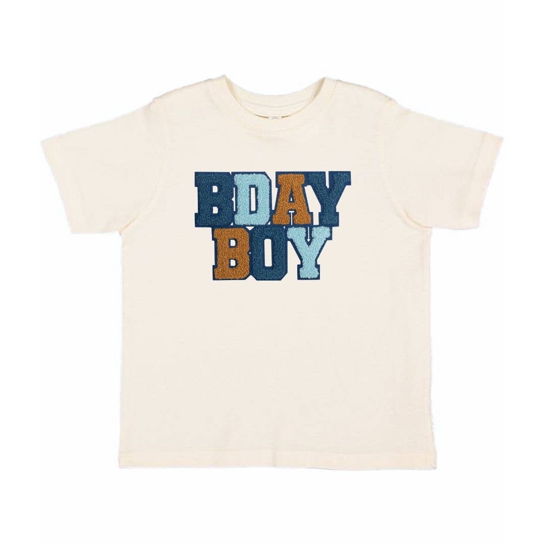 Birthday Boy Patch Short Sleeve T-Shirt