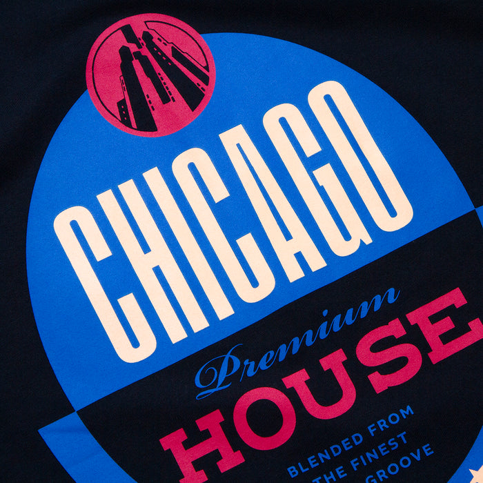 Chicago House Back Print - Sweatshirt - Black