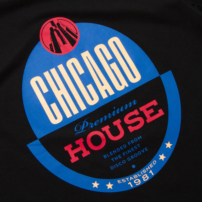 Chicago House Back Print - Sweatshirt - Black