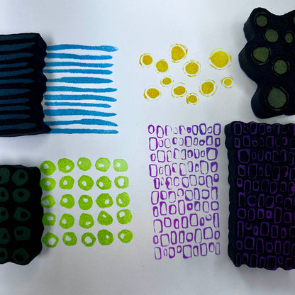 Donna Downey | Mixed Media Minis | Foam Stamps - Set of 4