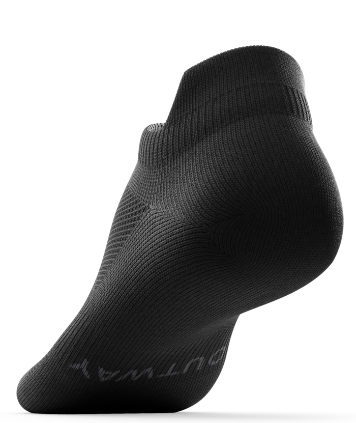 Flagship Black Athletic Ankle Socks V1 6-Pack