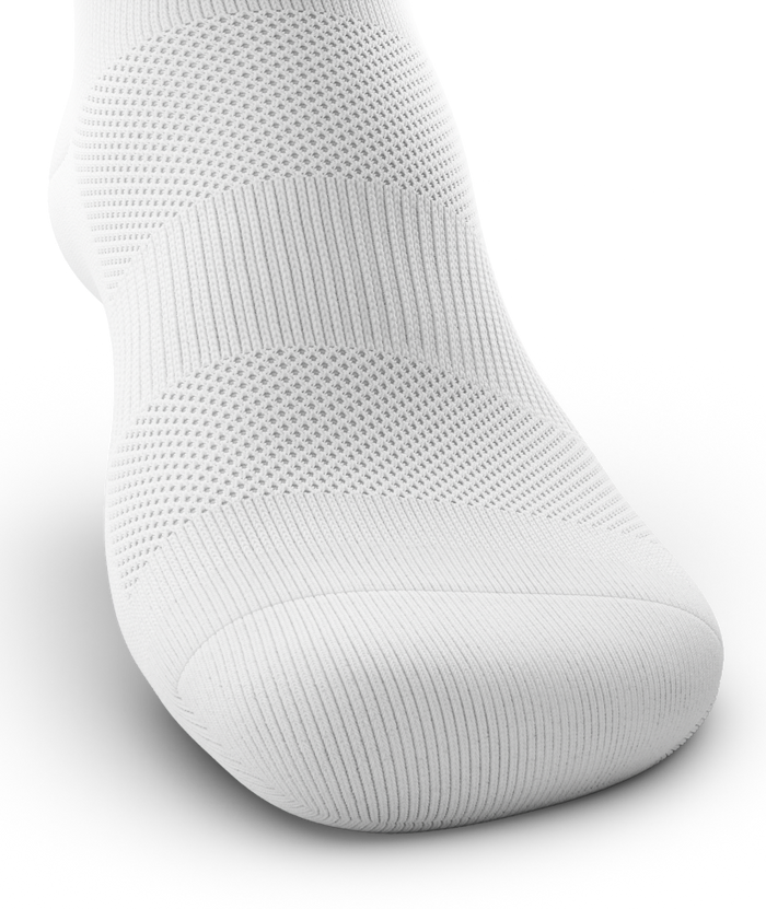 Flagship White Athletic Quarter Socks V1 3-Pack