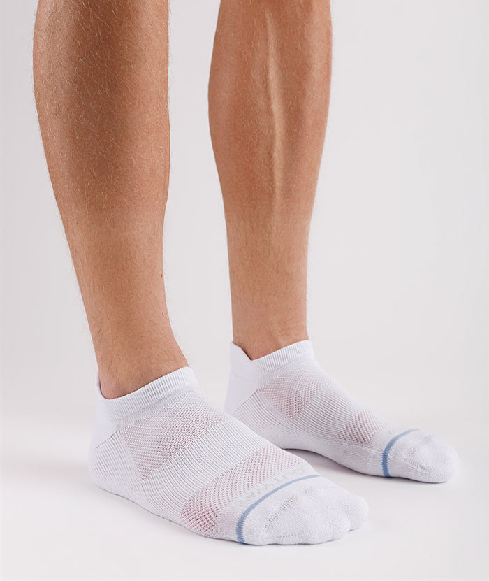 Flagship White Supima Cotton Ankle Socks