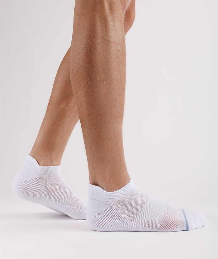 Flagship White Supima Cotton Ankle Socks