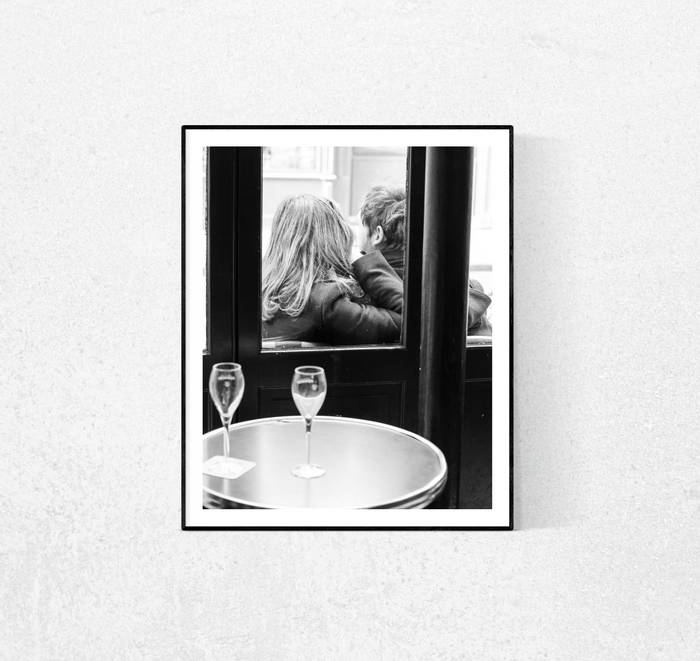 Lovers in a Paris Café - Every Day Paris