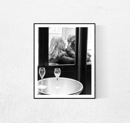 Lovers in a Paris Café - Every Day Paris