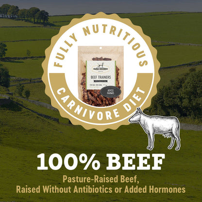 New: Beef Trainer - All-Natural Dog Treats - 4.5oz Made in USA