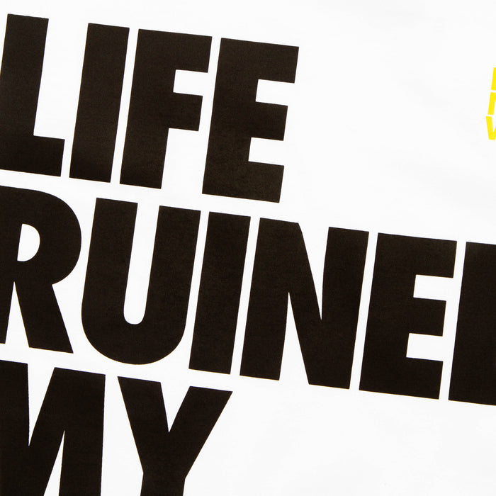 RNW Life Back Print - Tshirt - White