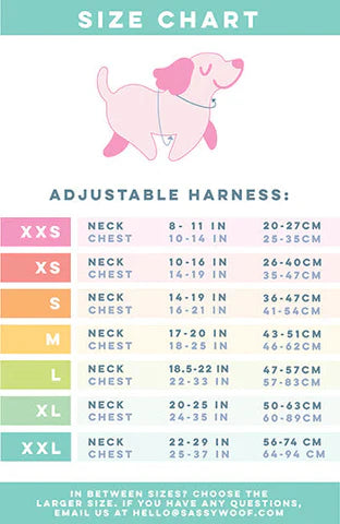 Dog Adjustable Harness - Little Love