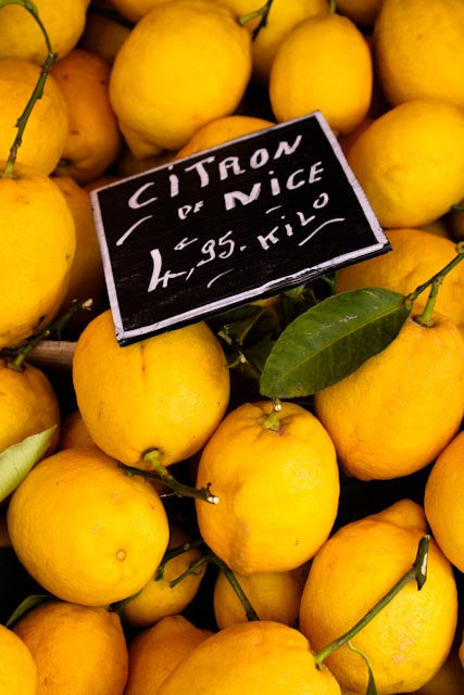 Yellow Lemons in Nice France - Every Day Paris