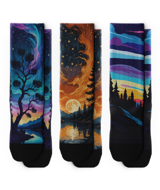 Zero Horizon Athletic Crew Socks 3-Pack