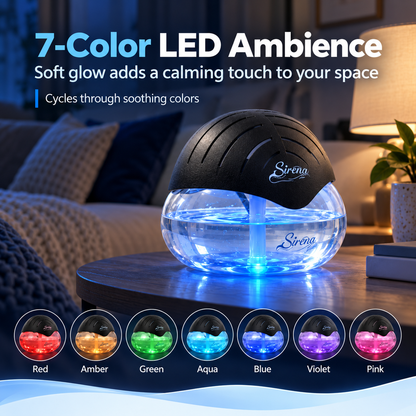 7-Color Water Air Purifier & Aroma Diffuser