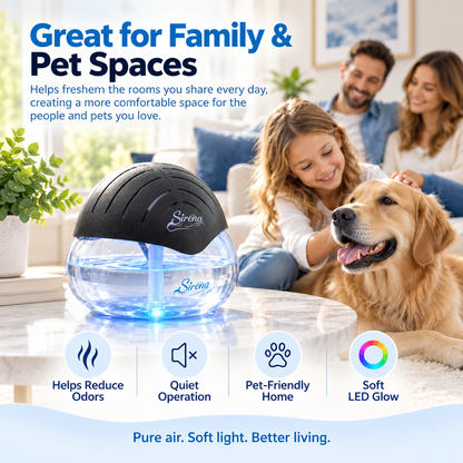 7-Color Water Air Purifier & Aroma Diffuser