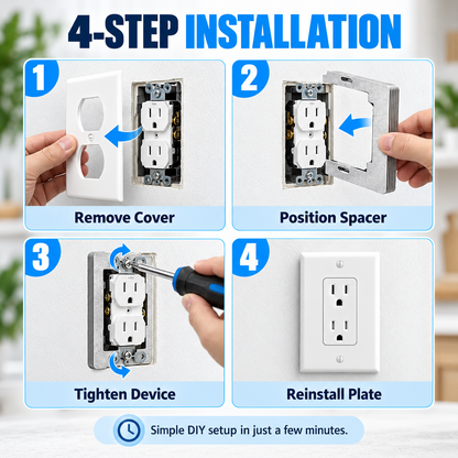 Wall Plate Spacers (Metal)