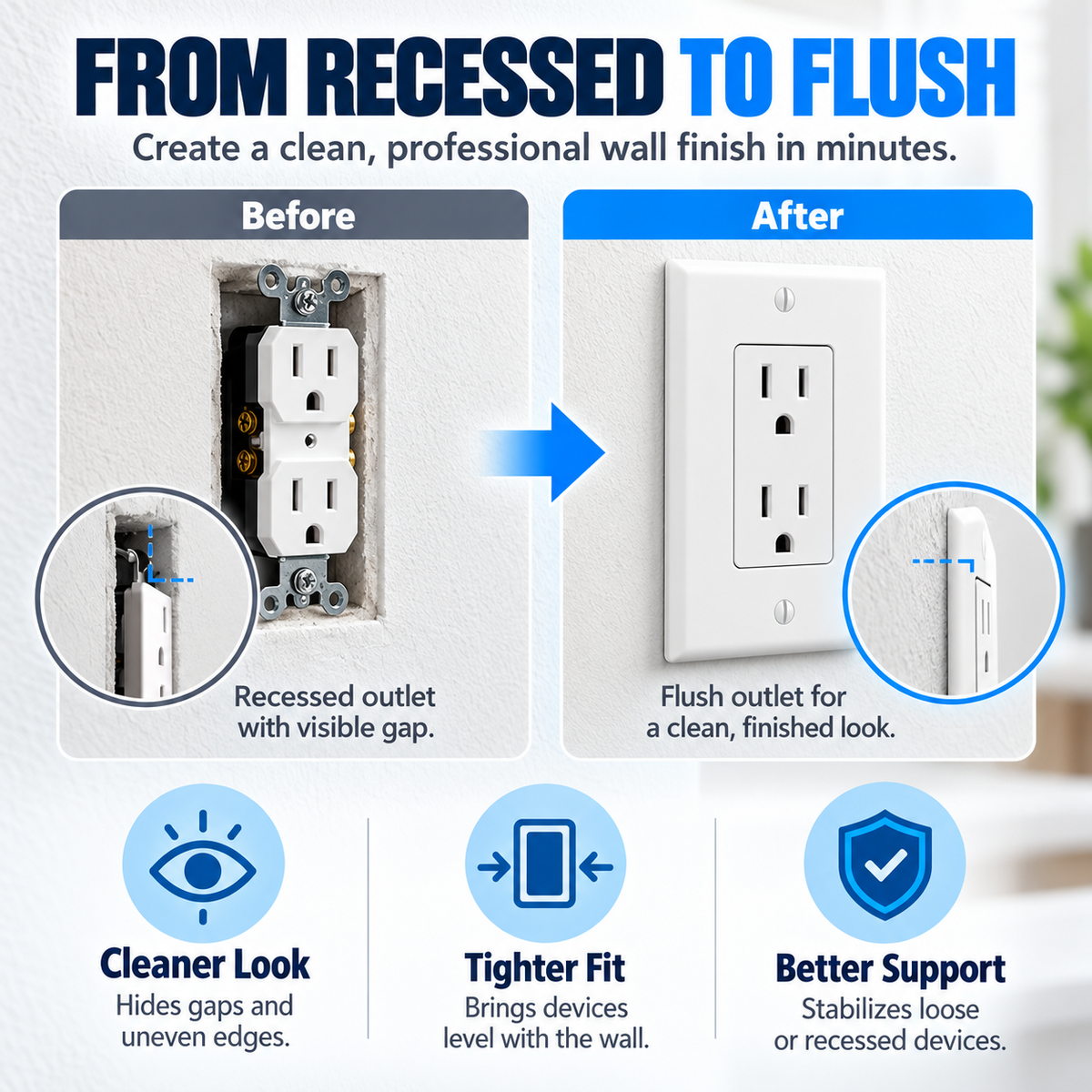Wall Plate Spacers (Metal)